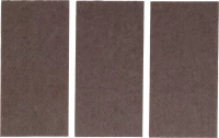 Filc alátét | lapok | barna | 100 x 200 mm | 3 darabos