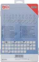 Tömítőgyűrű-készlet | Aluminium | 300 darabos