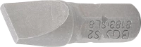 Behajtófej | Hossz 25 mm | Külső hatszögletű 6,3 mm (1/4") | Lapos 8 mm