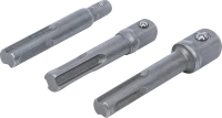 Adapterkészlet | SDS - 6,3 mm (1/4"), 10 mm (3/8"), 12,5 mm (1/2") | 3 darabos