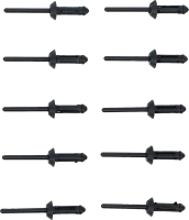 Műanyag popszegecsek a BGS 8463-hez | 5,0 x 15,8 mm | 10 darabos