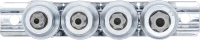 Behajtófej-készlet | 12,5 mm (1/2") | T-profil (Torx) T40 furattal - T55 | 4 darabos