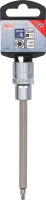 Behajtófej | Hossz 140 mm | 12,5 mm (1/2") | T-profil (Torx) T27