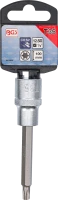 Behajtófej | Hossz 100 mm | 12,5 mm (1/2") | T-profil (Torx) T15