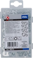 Rugós alátét készlet | Ø 4 - 8 mm | 250 darabos