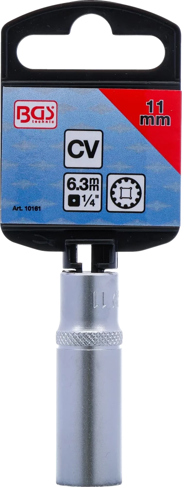 Dugókulcs - Gear Lock, mély | 6,3 mm (1/4") | 11 mm