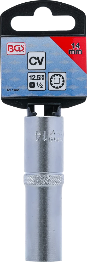 Dugókulcs - Gear Lock, mély | 12,5 mm (1/2") | 14 mm