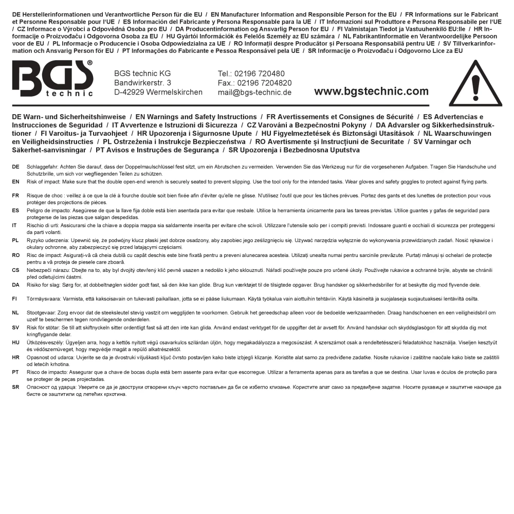 Bolsa vazia de Tetron para BGS 1184 