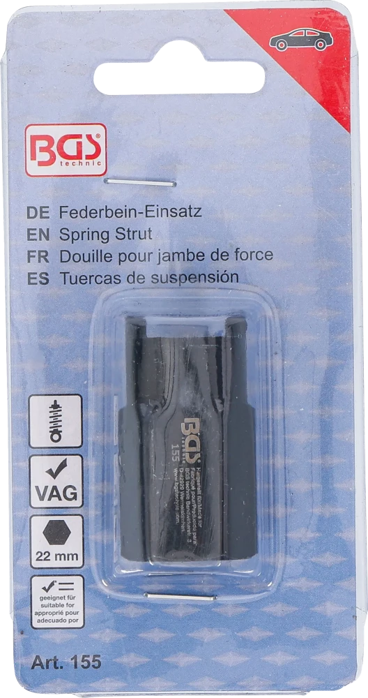 Rugóstag-betét | VW, Audi | Külső hatszögletű 22 mm