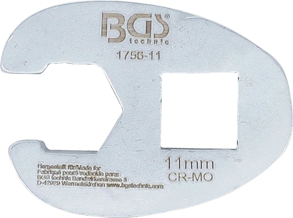 Hollanderkulcs | 10 mm (3/8") | 11 mm