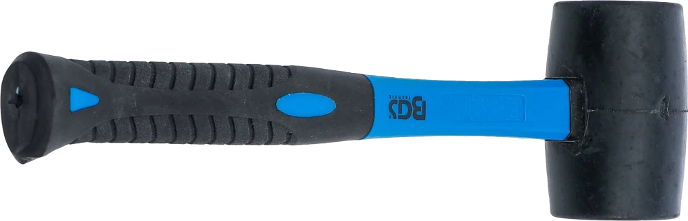 Gumikalapács | üvegszálas nyél | fekete fejű | Ø 50 mm | 280 g