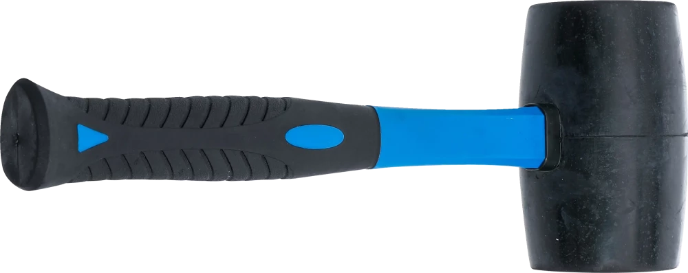 Gumikalapács | üvegszálas nyél | fekete fejű | Ø 70 mm | 900 g