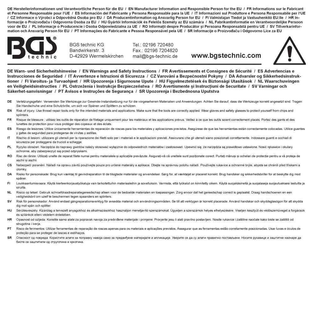 Adaptador com 55 mm de profundidade | para BGS 1988 