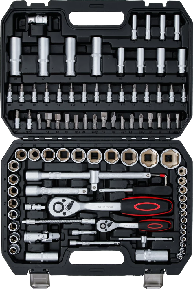 Dugókulcskészlet | 6,3 mm (1/4") / 12,5 mm (1/2") | 94 darabos