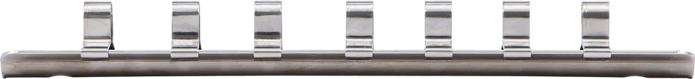 Dugókulcstartó sín 7 kapoccsal | 6,3 mm (1/4")