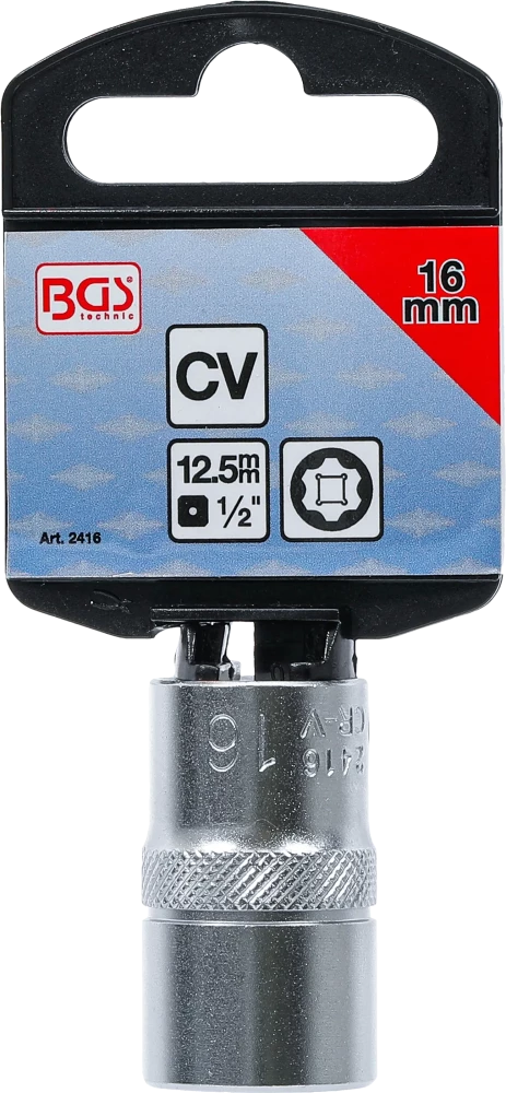 Dugókulcs, Super Lock | 12,5 mm (1/2") | 16 mm