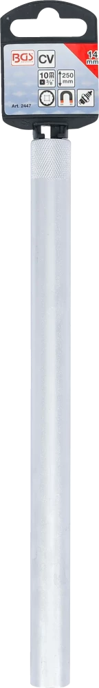 Gyújtógyertya kulcs mágnessel, tizenkétszögletű, extra hosszú | 10 mm (3/8") | 14 mm