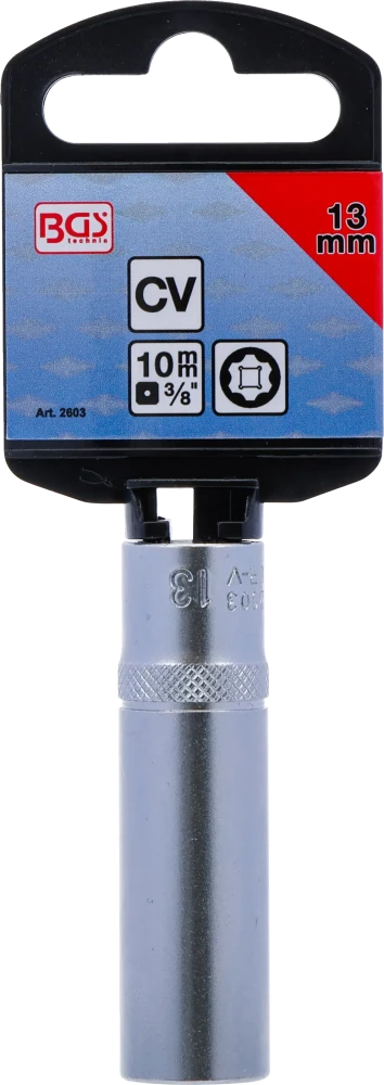 Dugókulcs, Super Lock, mély | 10 mm (3/8") | 13 mm
