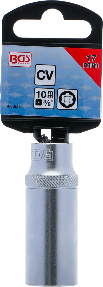 Dugókulcs, Super Lock, mély | 10 mm (3/8") | 17 mm