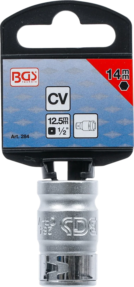 Golyós behajtófej-adapter | Belső négyszögletű kulcsnyílású elem 12,5 mm (1/2") | Belső hatszögletű 14 mm