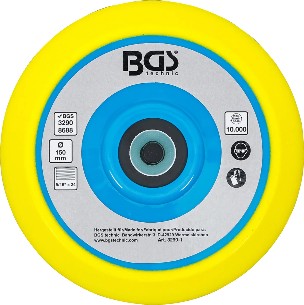 Tépőzáras tárcsa a BGS 3290 / 8688-hez | Ø 150 mm