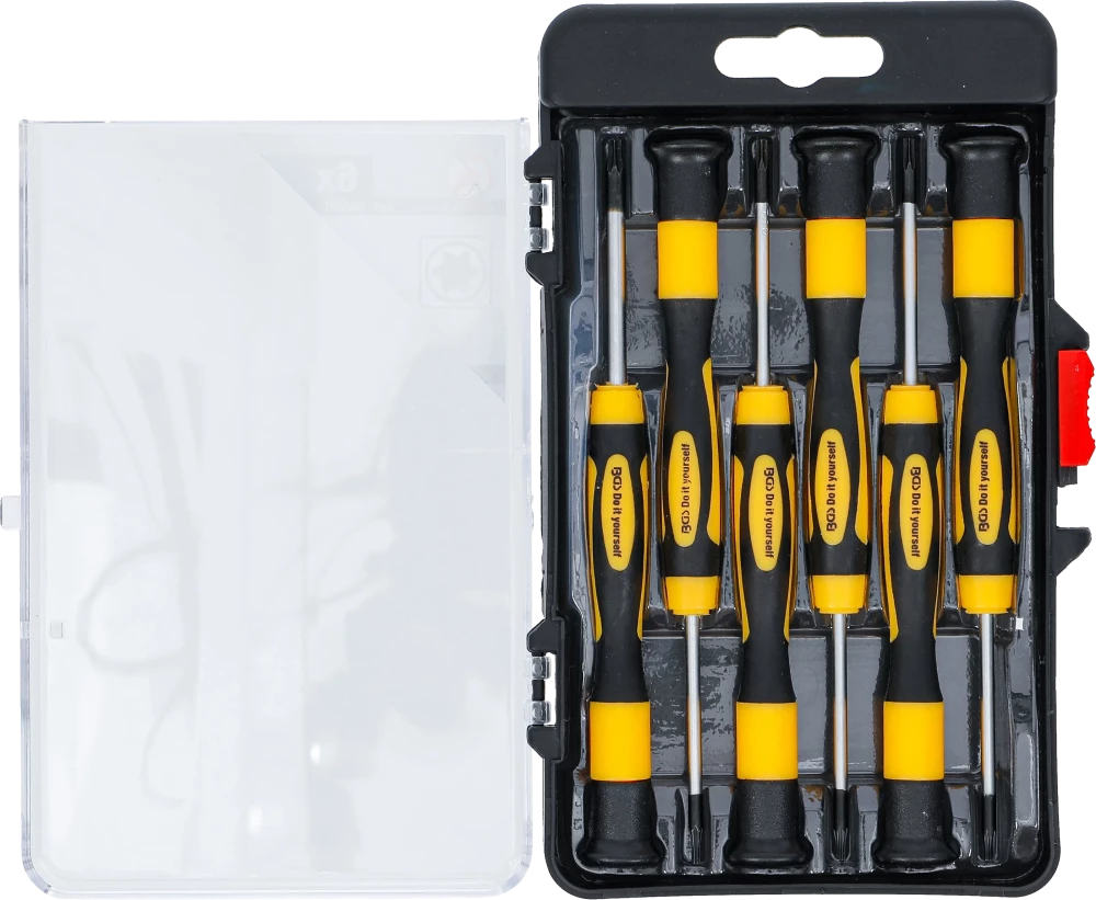Műszerész csavarhúzó készlet | T-profil (Torx) | 6 darabos