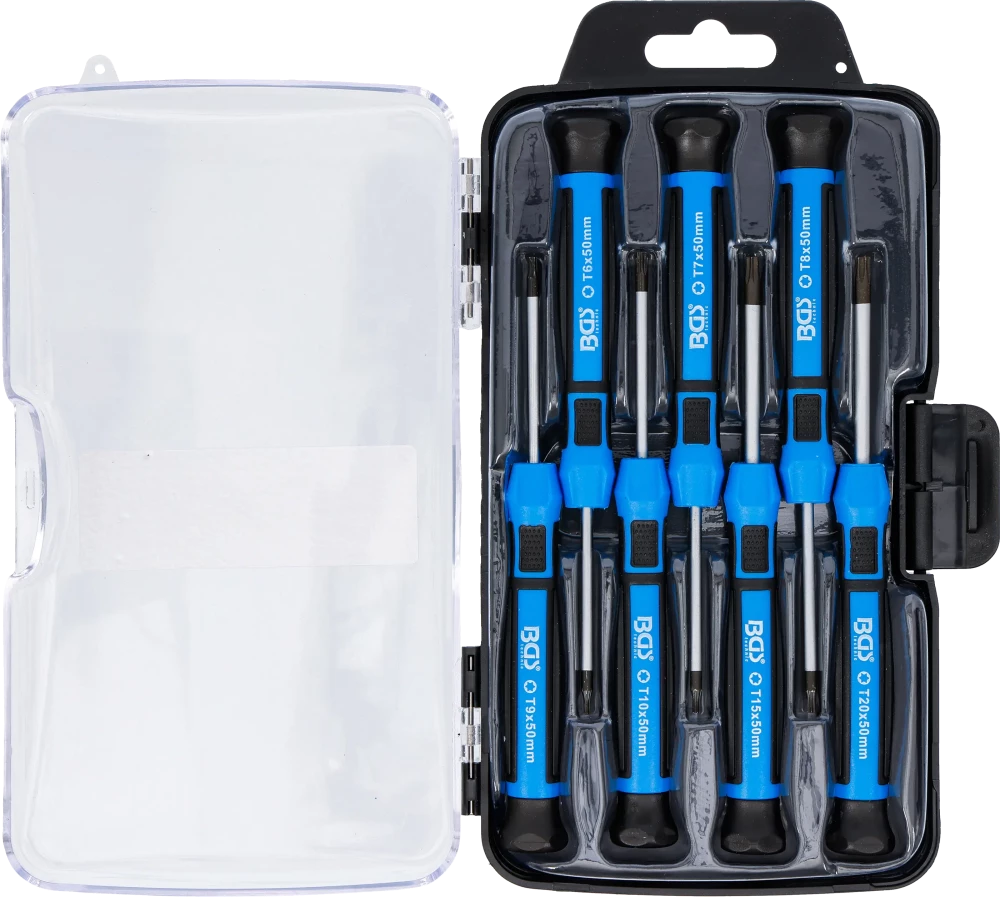 Speciális csavarhúzó készlet | T-profil (Torx) | 7 darabos