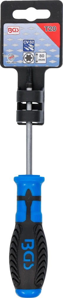 Csavarhúzó | T-profil (Torx) T20 | Pengehossz 80 mm