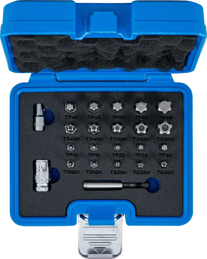 Behajtófej készlet | TS-profil (Torx Plus) | 23 darabos