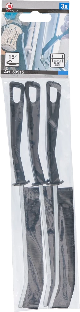Sarok-tisztítási kefe szett kemény szálakkal | 230 mm | 3 darabos