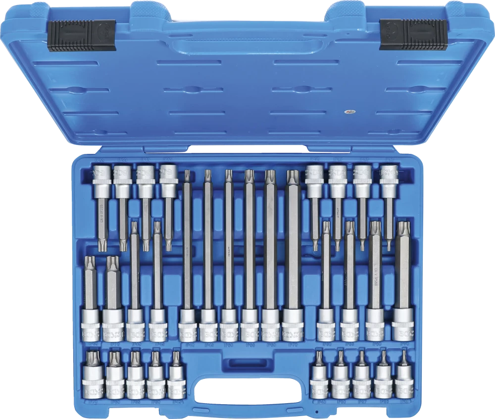 Behajtófej-készlet | 12,5 mm (1/2") | TPS-profil (Torx Plus) furattal TPS20 - TPS70 | 32 darabos