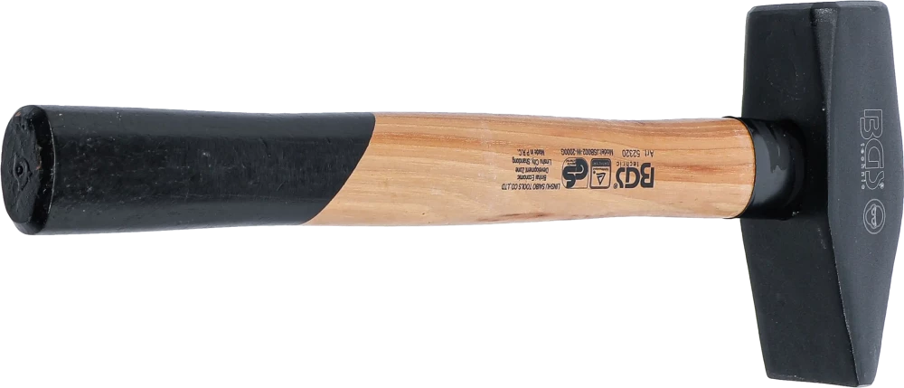 Lakatoskalapács | Hickory nyéllel | DIN 1041 | 2000 g