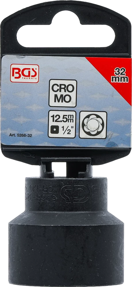 Spirálbites dugókulcsbetét / csavarkiszedő | 12,5 mm (1/2") | 32 mm