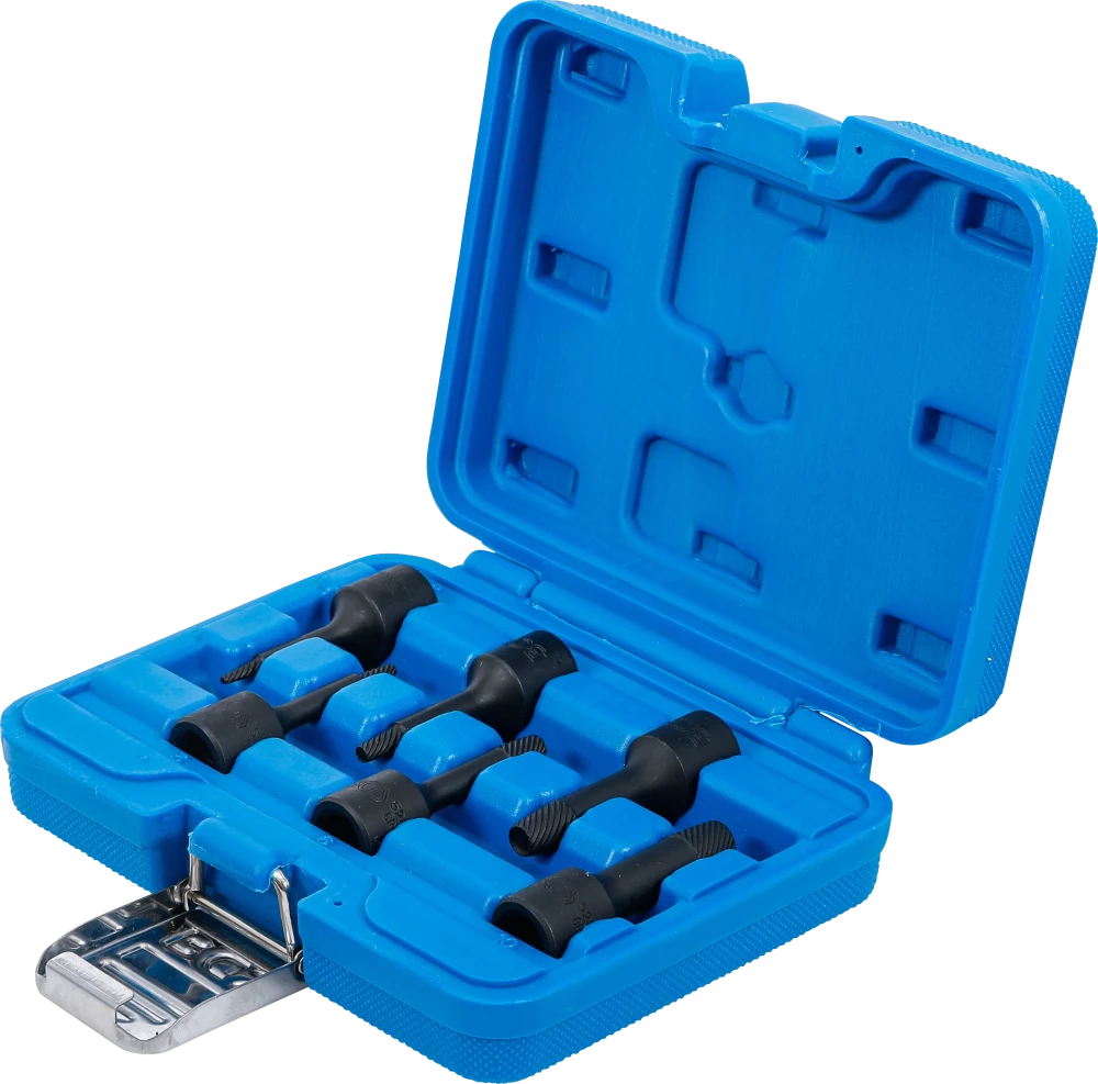 Spirálbites dugókulcskészlet / csavarkiszedő | 10 mm (3/8") | 2 - 10 mm | 6 darabos