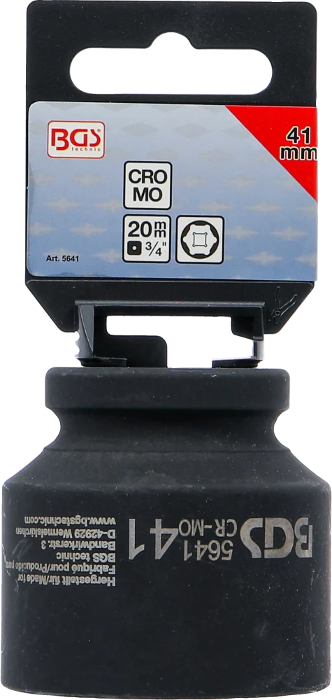 Levegős dugókulcs hatszögletű | 20 mm (3/4") | 41 mm