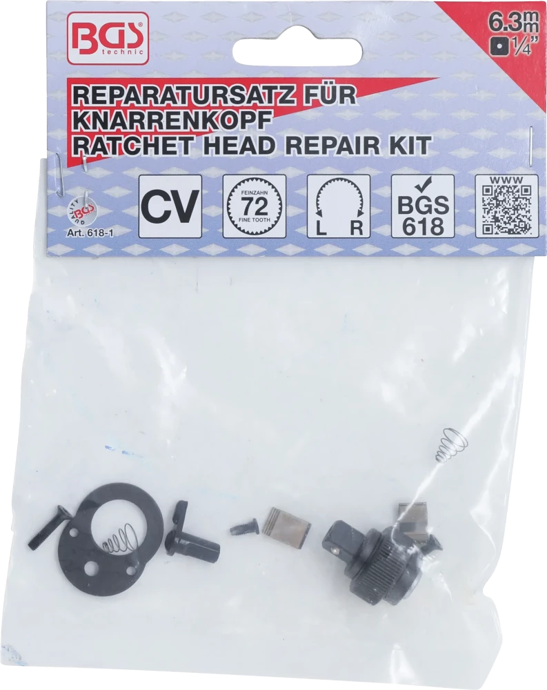 Javítókészlet racsnis fejhez | a BGS 618-hoz