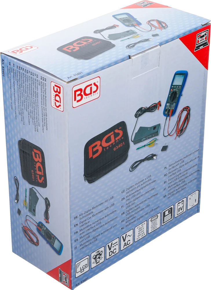 Digitális multiméter USB kimenettel