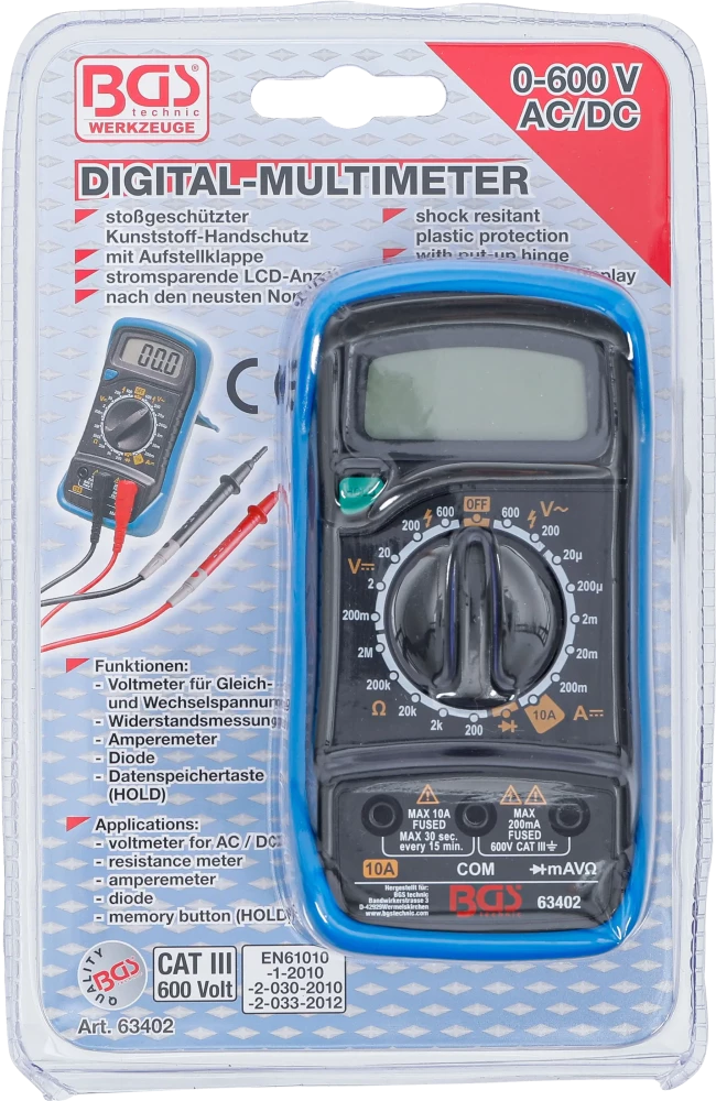 Digitális multiméter | 3 1/2 karakteres