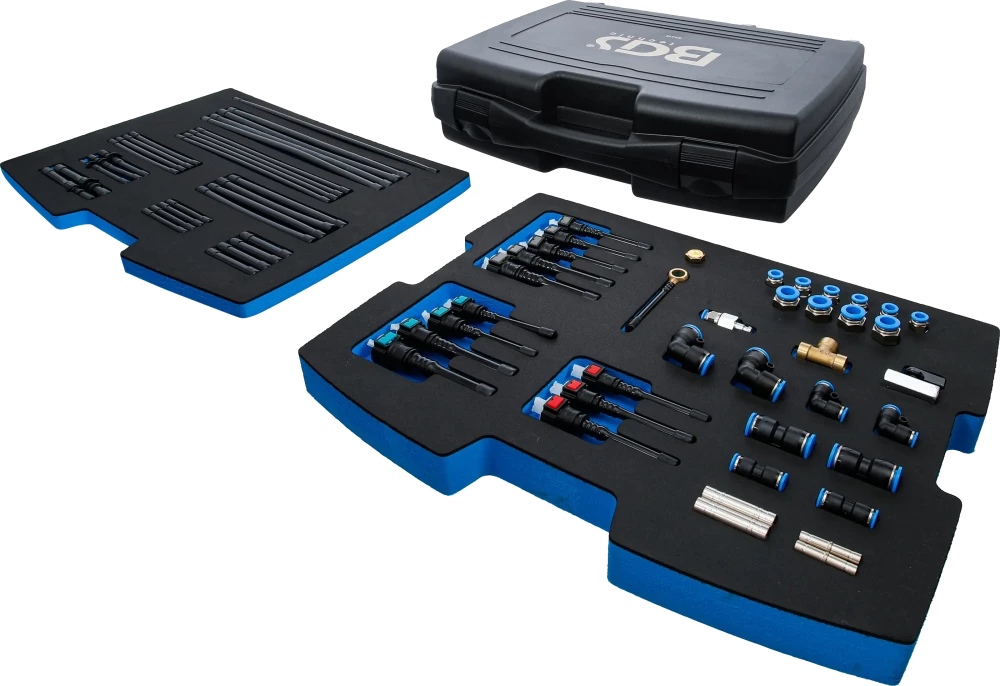 Adapter- és csőszett | digitális nyomás- és kompressziómérő BGS 63410