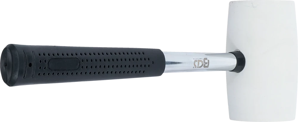 Gumikalapács | Fém nyél | fehér fejű | Ø 64 mm | 750 g