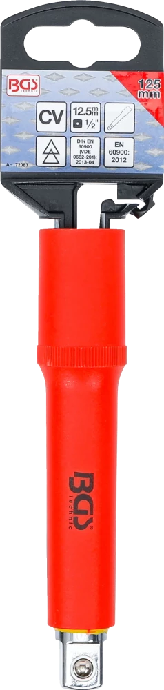 VDE-es hosszabbító | 12,5 mm (1/2") | 125 mm