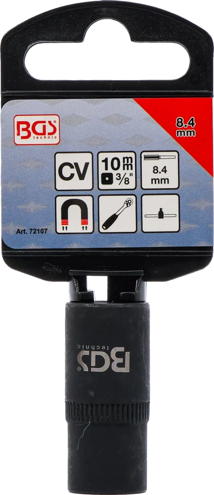 Menetfúró-befogó dugókulcsbetéthez | 10 mm (3/8") | 8,4 mm