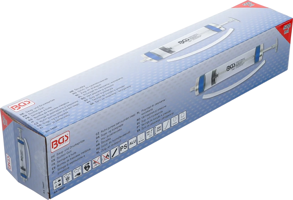 Szívó- és nyomófecskendő | 500 ml
