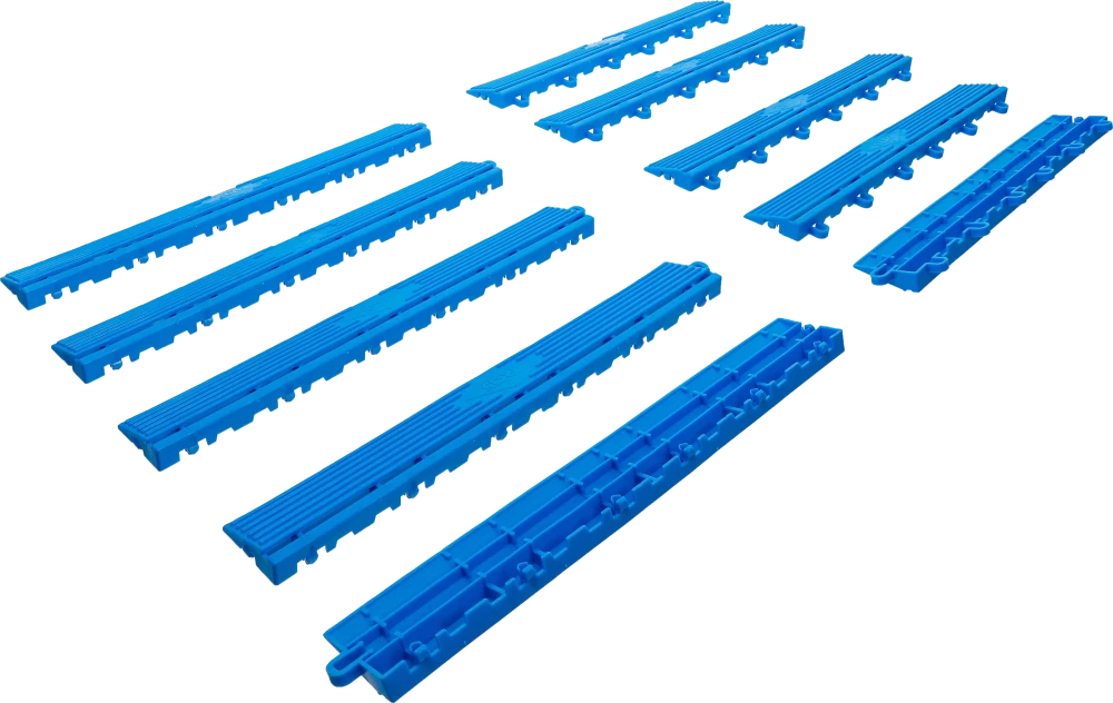 Műanyag csempe szél elemkészlet | kattintás rendszer | 400 x 55 x 15 mm | 10 darabos
