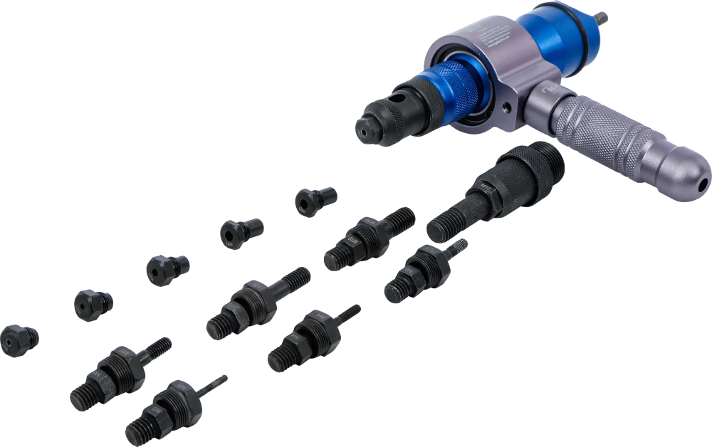 Szegecsanyahúzó adapter | Fém kivétel | M3 - M12