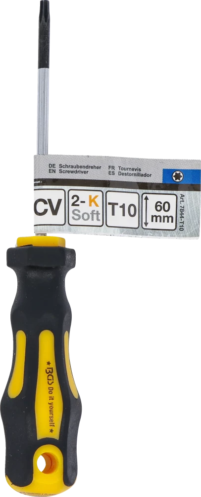 Csavarhúzó | T-profil (Torx) T10 | Pengehossz 60 mm