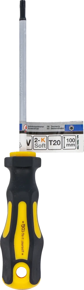 Csavarhúzó | T-profil (Torx) T20 | Pengehossz 100 mm