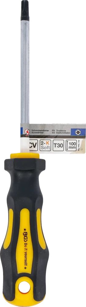Csavarhúzó | T-profil (Torx) T30 | Pengehossz 100 mm