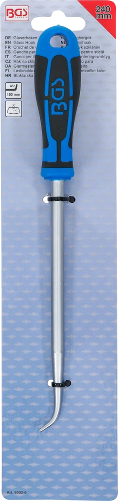 Üveghorgok | 210 mm | BGS 8002