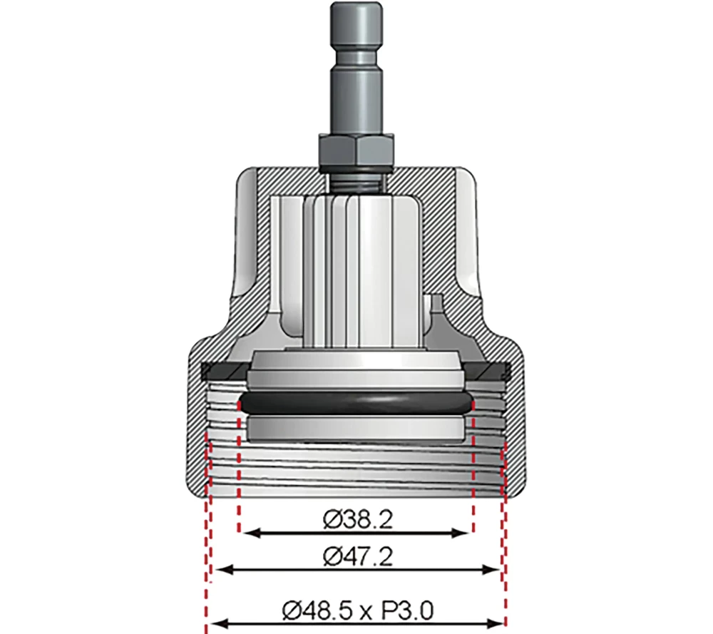 18-as sz. adapter a BGS 8027-hez, 8098 | VW